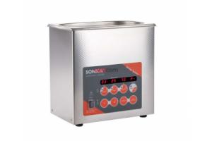 SONICA 2400EP S3 - ультразвуковая мойка с подогревом, функцией вакуумирования и краном для слива жидкости, 4,5 л